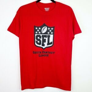 South Fantasy League Football T-Shirt Tee Top Shirt Size Small S Mens